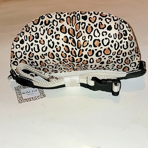 LOVE BRIGHTON WILD CAT LEOPARD PRINT BELT BAG - Picture 8 of 12